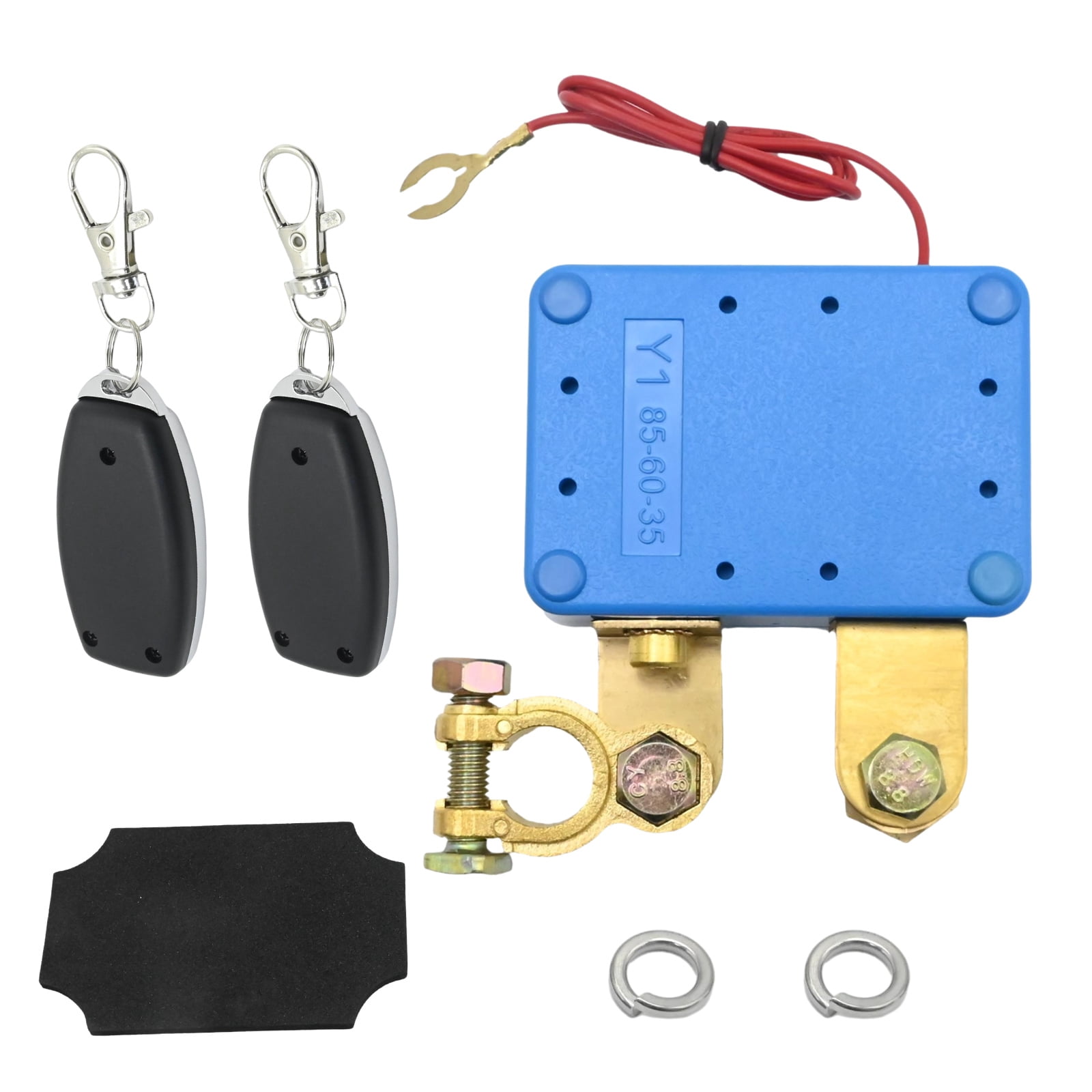 Anxingo 12V 240A Remote Battery Disconnect Switch, Anti Theft Car Kill Switch with Wireless Remote Control, Automatic Cut Off for Auto RV Truck Marine Boat