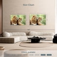 thumbnail image 4 of Elephant Stock Lion Couple Wall Art - Horizontal Canvas Wall Art - Living Room Wall Decor - Animal Canvas - Brown And Gray Decor - 48" x 32", 4 of 8