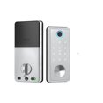 thumbnail image 1 of Smart Front Door Deadbolt Lock Fingerprint Keypad Keyless Entry  App Control with Gateway ,Keyless Entry Design, 1 of 5