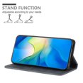 thumbnail image 5 of Wallet Case For iPhone 15 Fully Wrapped PU Leather Retro Imprnted Phone Stand Cover, 5 of 5