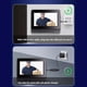 thumbnail image 4 of De Intercomunicador de Videos, Visón Nocturna 1080p 8mp Video Toilebell IP66 Impermeable para aparato, 4 of 7