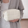 thumbnail image 3 of Small Cosmetic Bag Cute Makeup Bag Aesthetic Make Up Bag Purse Cosmetic Bag for Purse (white), 3 of 4