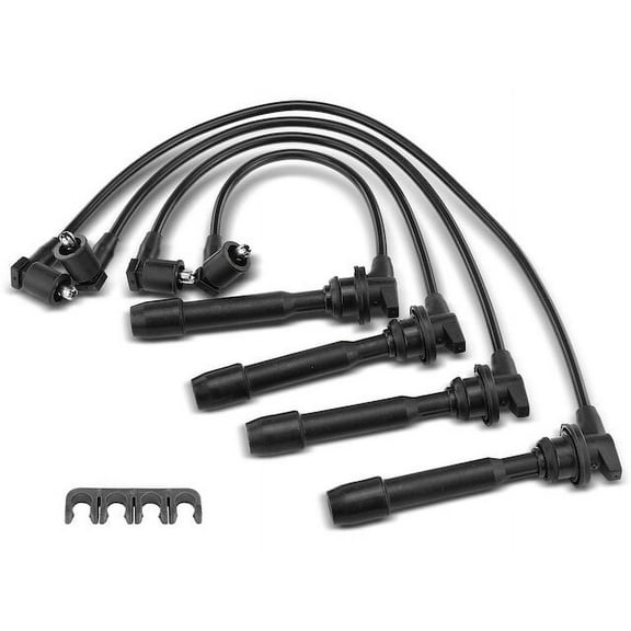 Spark Plug Wire Set 4 - Compatible with 2010 - 2011 Kia Soul 2.0L 4-Cylinder