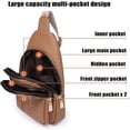 thumbnail image 3 of Interprek Crossbody Bag, Respectivelk Crossbody Leather Bags for Women, Adjustable Strap for Travel, 3 of 8