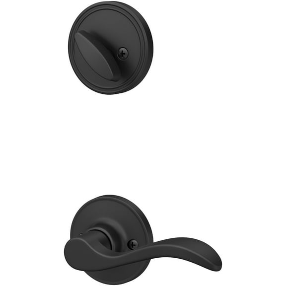 Schlage J Series JH59 SEV 622 LH Combination Lockset, Left, Mechanical Lock, Lever Handle, Wave Design, Yes, 1 BX