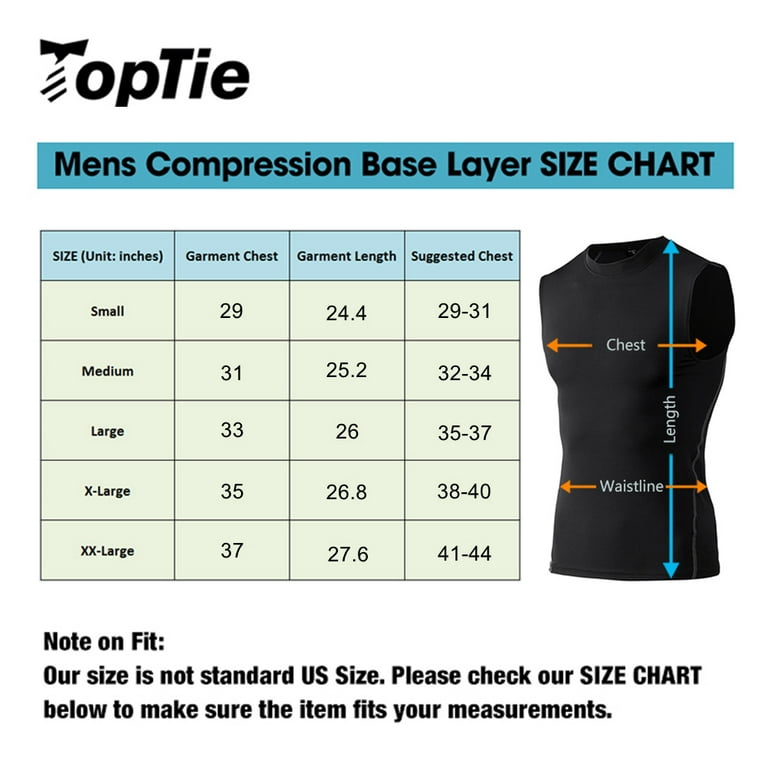 Mens Compression Sleeveless Base Layer, Athletic Workout T-Shirt-White-L