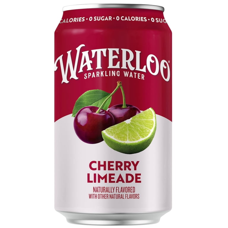 Waterloo Cherry Limeade Sparkling Water, 12 fl oz, 12 Pack photo 7