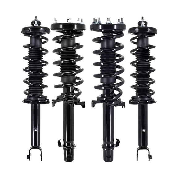 Set of 4 Front-Rear Quick Complete Strut-Coil Spring For 2009-2014 Acura Tsx 6MT