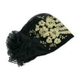 thumbnail image 4 of MERIGLARE Hijab Musulman pour Femmes Couvre-Chef à la Mode Bandeau Islamique Foulard Noir, 4 of 9