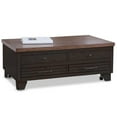 thumbnail image 1 of Bear Creek Two-tone Brown Lift-Top Cocktail Table with Casters, 1 of 5
