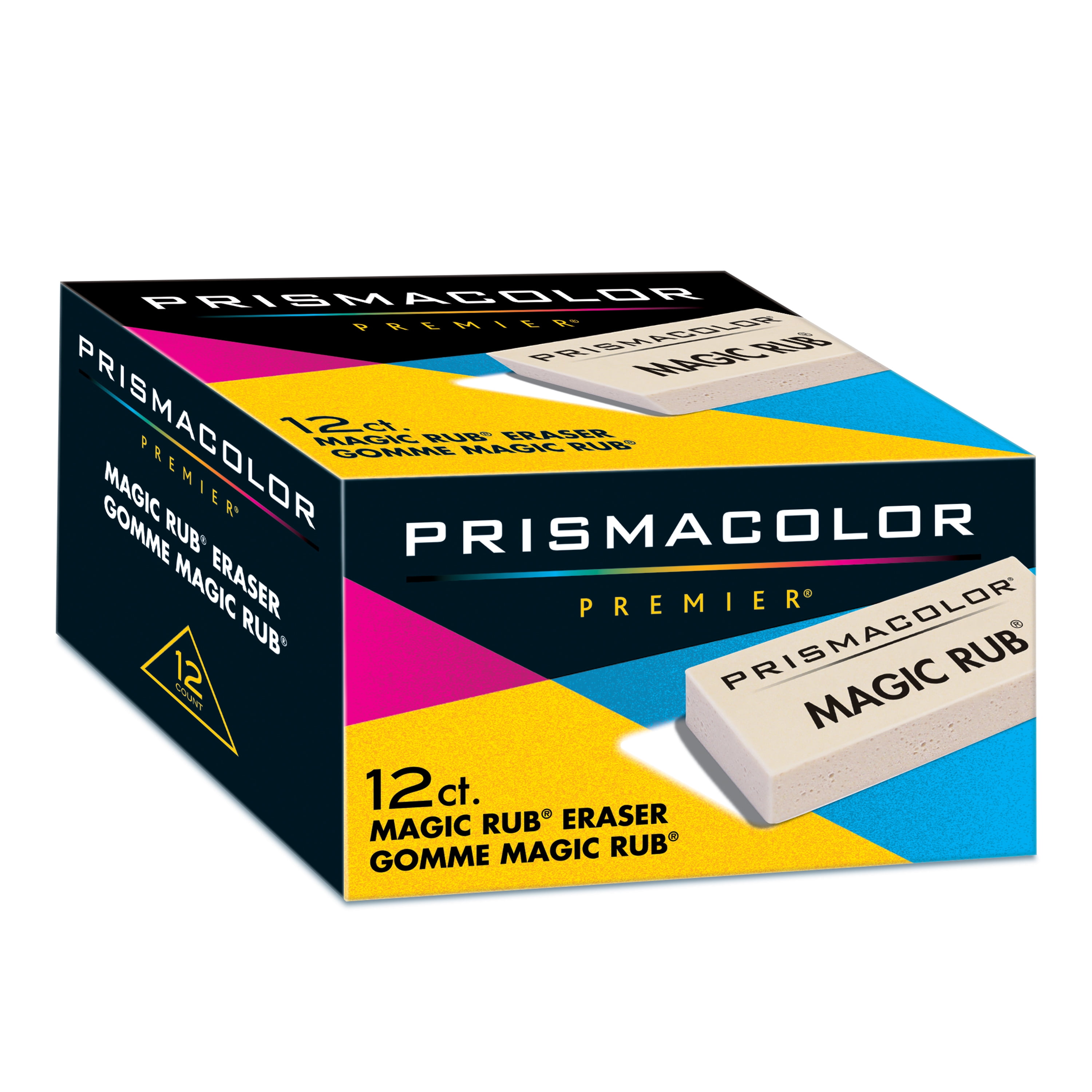 Sanford Prismacolor Premier Magic Rub Vinyl Erasers, 3 Pack