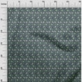 thumbnail image 3 of oneOone Cotton Flex Blue Fabric Floral Sewing Material Print Fabric By The Yard 40 Inch Wide, 3 of 5