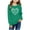 Green, variant on Kids St. Patrick's Day Shirts Girl Shamrock Graphic Shirts St Patty's Lucky T-Shirt Long Sleeve Tops 2-9y
