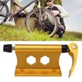 thumbnail image 1 of Bike Block Fork Mount With Quick Release, KIMISS Aluminum Alloy Bike Fork Mount Bicycle Quick Release Fork Mount Block For Transport And Storage Use On Trucks Vans SUVs, 1 of 8