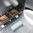 thumbnail image 2 of Maison Concepts Stripe Chenille Bath Mat 20X28 Turquoise (Turquoise) 20" X 28" X 1", 2 of 4