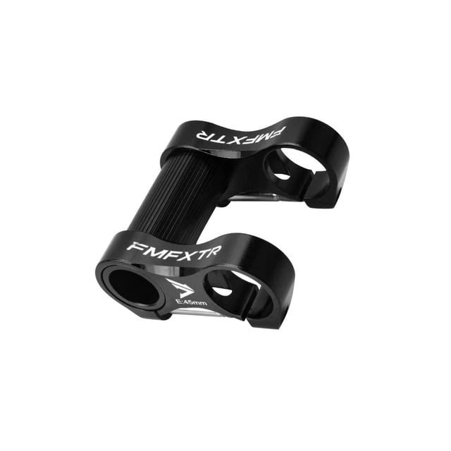 facefd Folding Bike Double Stem Aluminum Alloy for Cycling Spare Replacement Black