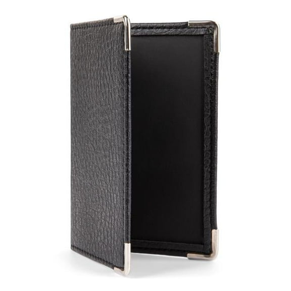 Leather Business Card Case - Black