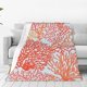 thumbnail image 1 of Fotbe Corals Manta de Franela Acolchonada con Estampado, Súper Suave y Esponjosa, Extra Grande para Sofá, Cama, Uso Todo el Año-60"x50", 1 of 7
