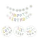 thumbnail image 3 of BRIGHTFUFU 1 juego de pancartas de feliz cumpleaños, pancartas de fiesta de cumpleaños, pancartas de papel colgantes para decoraciones de fiestas, 3 of 7