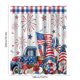 thumbnail image 3 of Independence Day Shower Curtain Bathroom Decoration Partition Fabric Digital Printing Bathroom Water Proofing Curtain With Hooks No Punching, 3 of 6