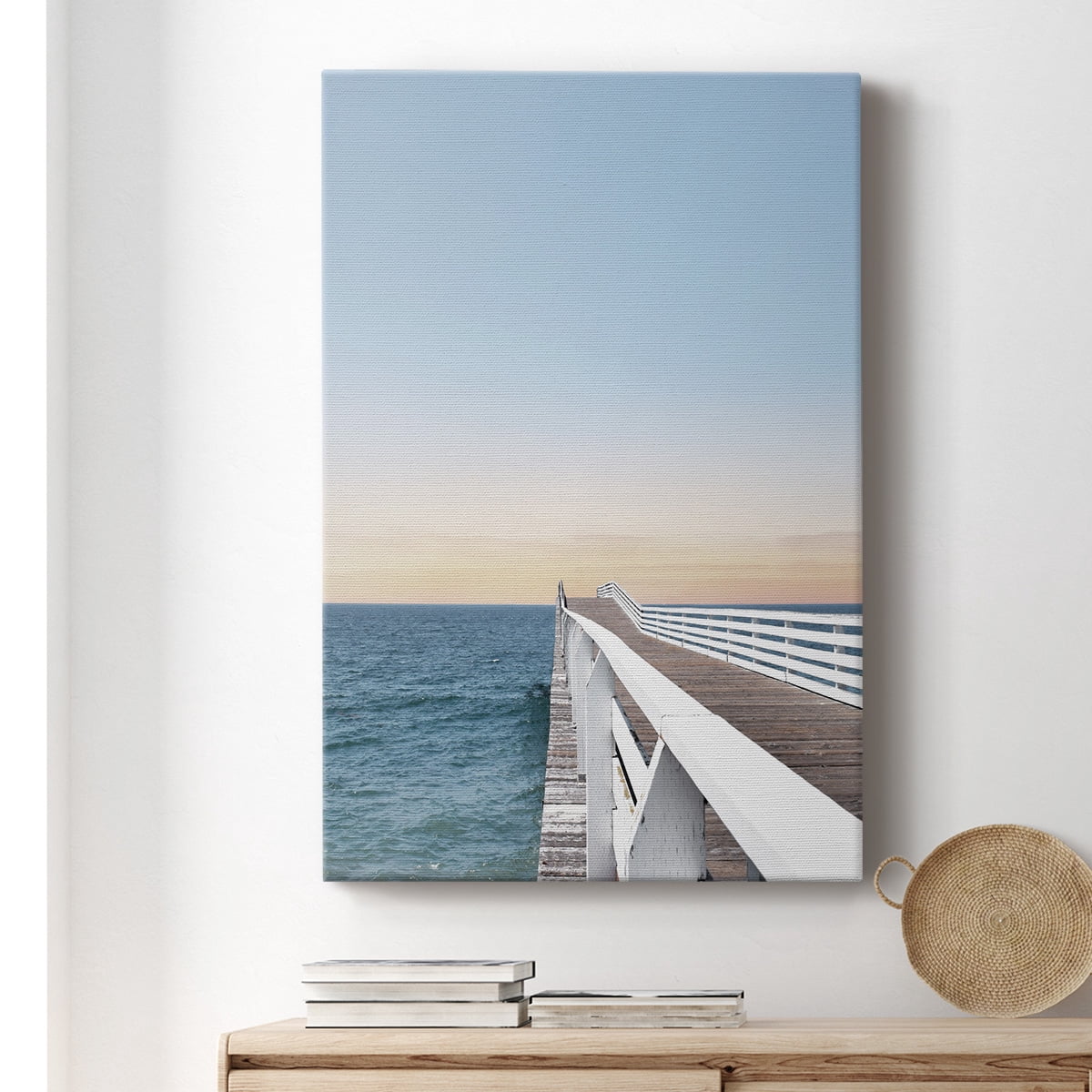 Day at the Pier Premium Gallery Wrapped Canvas - Ready to Hang