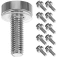thumbnail image 4 of Shisuyan 50pcs Rack Screws Cage Nuts Kit Cage Nut Mounting Screw Bolts Washers Metric Hardware for Rack Mount Server Shelves Cabinets Assortment Kit Silver, 4 of 9