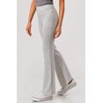 thumbnail image 6 of High Waist Buttery Soft Flare Pants - Light Heather Gray, 6 of 9