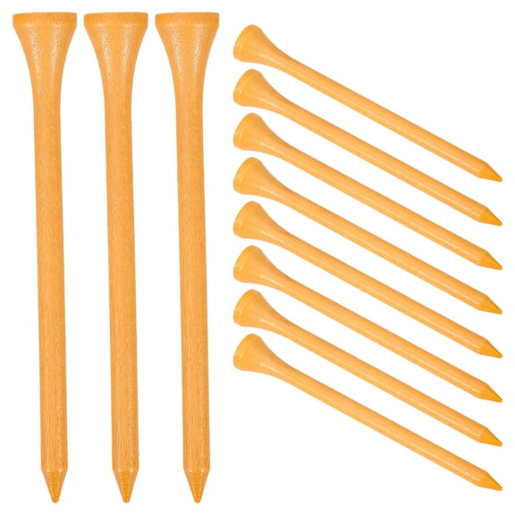 NICEXMAS Chocolate Wooden Golf Pegs, Wear-Resist, Easy Install, Perfect Hold, Outdoor, 20Pcs