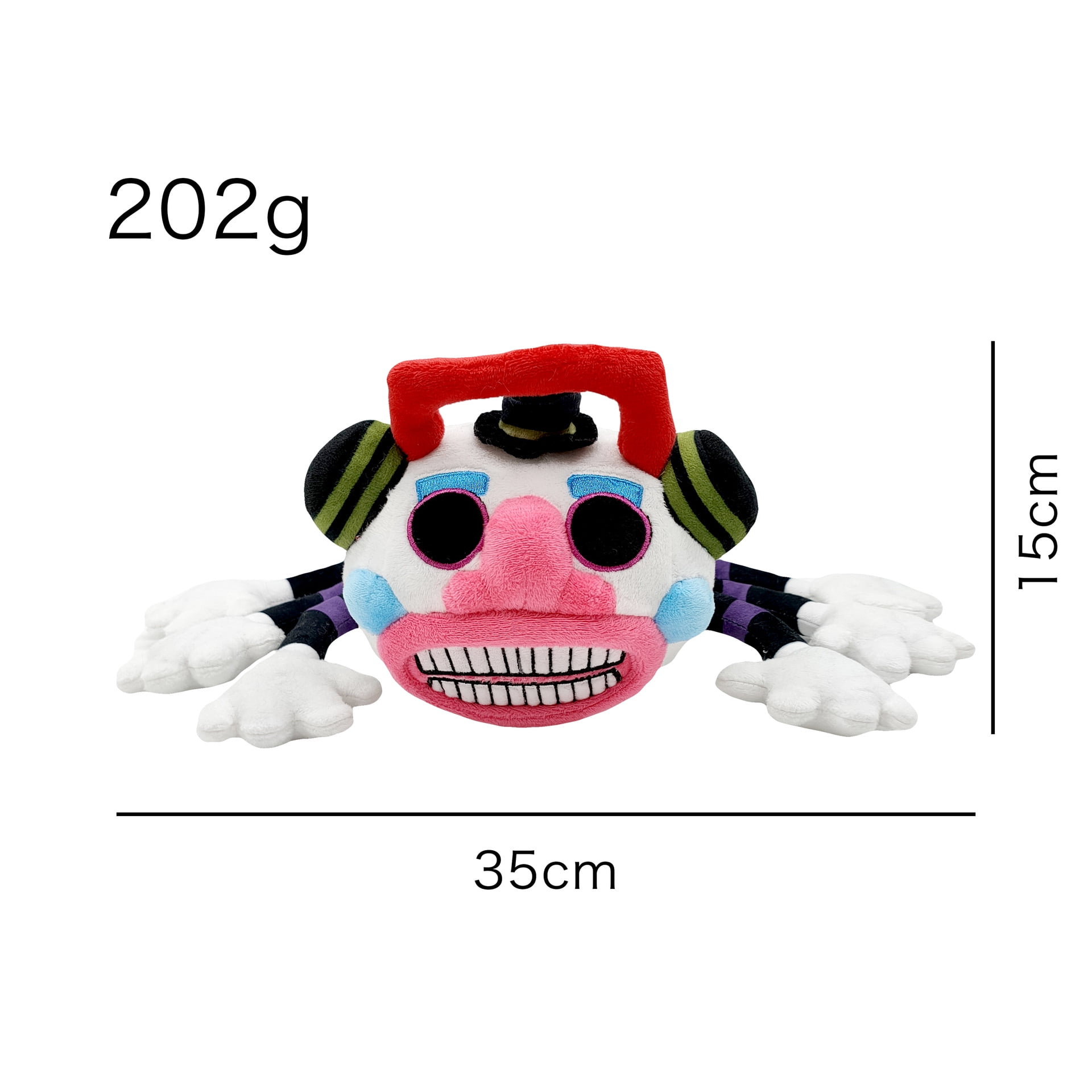 13.7 Inch Dj Music Man Plushies, Stuffed Animals FNAF Toy for Kids