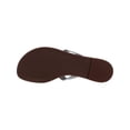 thumbnail image 2 of Tory Burch Womens Miller Patent Leather T-Strap Thong Sandals, 2 of 3