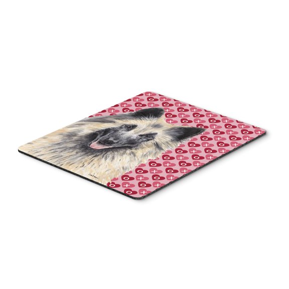 "Belgian Tervuren Hearts Love and Valentines Day Portrait Mouse Pad Hot Pad or Trivet"