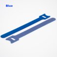 thumbnail image 1 of 30/20/10Pcs Releasable Cable Ties Colored Nylon Cable ties Strap Hook Loop Wrap Zip Bundle Ties Cable Wire Management Blue Length 15cm 30Pcss, 1 of 6
