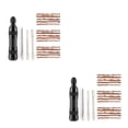 thumbnail image 1 of Greeniant Kit de reparación de neumáticos de bicicleta, taladro sin cámara, neumático de emergencia, rayas de goma, ciclismo, MTB, accesorios Negro 2piezas, 1 of 6