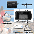 thumbnail image 6 of Herdesigns Airplane Airport Weekender Travel Duffel Bag Carry On Overnight Gym Hospital Bag Personal Item Travel Bag, 6 of 7