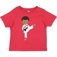 thumbnail image 3 of Inktastic African American Boy, Karate Boy, Black Belt, Kata Boys Toddler T-Shirt, 3 of 5