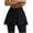 Black, variant on Dance Wrap Skirt, Adjustable Ballet Skirts for Women/Girls with Asymmetric Hem, Breathable Yoga Cover Up Skirts (Navy, One Size)