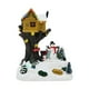 thumbnail image 5 of Figura de casa de pueblo navideña iluminada, centro de mesa, escultura de resina para decoración navideña, para hogar, fiestas y decoración, 5 of 9