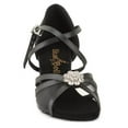 thumbnail image 2 of Blue Bell Shoes HANDMADE Women's Ballroom Salsa Competition Dance Shoes Rosa- Black- 1" -6, 2 of 3