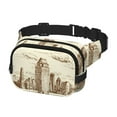 thumbnail image 2 of Easygdp New York Fanny Packs for Women Men, Belt Bag, Fashion Crossbody Bags, for Workout/Running/Hiking, 2 of 9