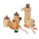 thumbnail image 5 of Juego de juguetes de té de , fiesta de té, juego de roles, cocina de cocina juego de té de madera de juguete para niñas para niños regalo de, 5 of 9