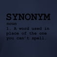 thumbnail image 3 of CafePress - Synonym Definition T Shirt - Women's Traditional Fit Dark T-Shirt, 3 of 4