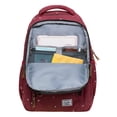 thumbnail image 3 of Mochila de estudiante KAUKKO para niñas, niños y niños Mochila escolar para computadora portátil de 12 pulgadas, 30 * 15 * 42 cm, 18.9 L (Rojo) KAUKKO K8008-1-Maroon, 3 of 5