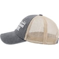 thumbnail image 3 of It's Almost As Hot As My Husband Hats for Womens Fashion Washed Distressed Baseball Cap,Gray, 3 of 8