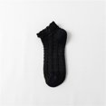 thumbnail image 3 of Women Ankle Socks Simple: 6 Pairs Solid Color Frilly Short Socks Summer Socks, 3 of 10