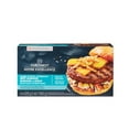 thumbnail image 1 of Our Finest Frozen Raised Without Antibiotics Beef Burgers, 1 of 3