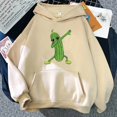 thumbnail image 1 of Dabbing Pickle Dancing Cucumbe cumpleaños Navidad Sudadera con capucha invierno hombres/mujeres PRIMAVERA/otoño sudadera Harajuku Sudaderas, 1 of 4
