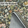 thumbnail image 3 of 3x6 Washable Hallway Area Rugs: Vintage Floral Entryway Kitchen Runner Rug Ultra Soft Anti-slip Beside Carpet Indoor Farmhouse Floor Mat For Bathroom Living Room Bedroom Durable Doormat(3x6 Green), 3 of 7