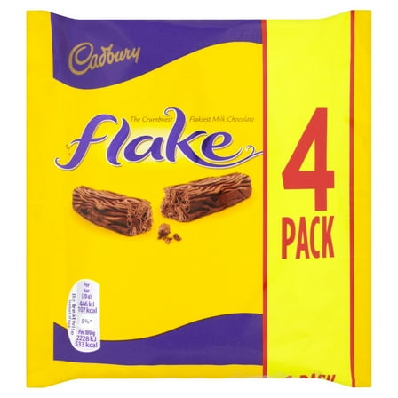 Cadbury Flake Milk chocolate 4pk (80g)