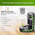 thumbnail image 2 of Paquete de 10 bolsas desechables para polvo, bolsas de repuesto para aspiradora Irobot I7 I7+ Plus, I3 I3+ Plus, S9 S9+ Plus, E5 E6 E7, bolsas para polvo para la mayoría de las lim, 2 of 5