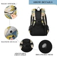 thumbnail image 4 of FORMRS Unisex School Backpack 17" Student Travel Bag with Laptop Compartment, Pink Floral Wave, 4 of 7